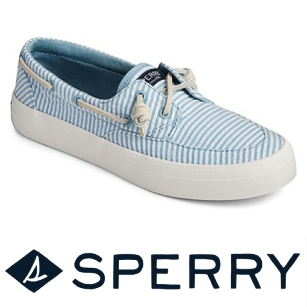 Sperry Crest Boat Seersucker Hybrid Sneakers